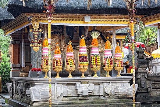 印度教,食物,祭祀,庙宇,巴厘岛