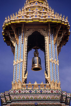钟楼,玉佛寺,大皇宫,曼谷,泰国