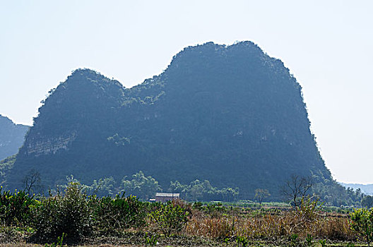 桂林喀斯特山景