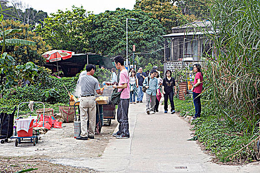 路边,南丫岛,香港