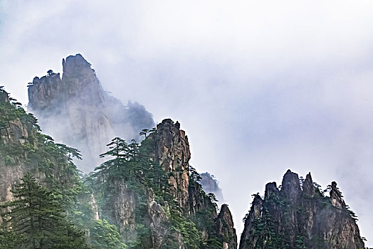 安徽省黄山市黄山风景区自然景观