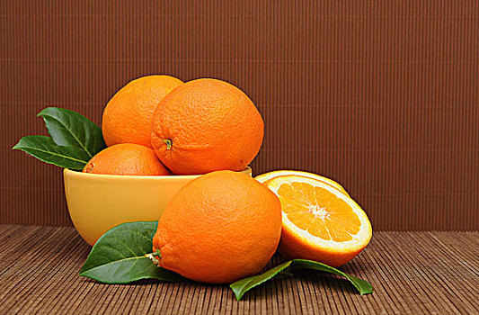 橘子,碗