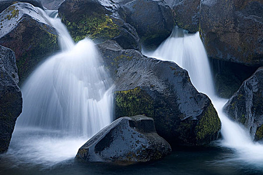 瀑布,国家公园,冰岛,欧洲