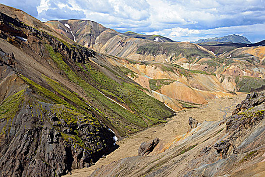火山地貌,兰德玛纳,国家公园,冰岛,欧洲