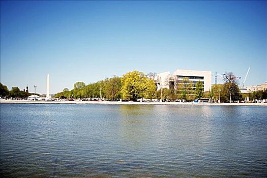 河,正面,国会大厦建筑,华盛顿纪念碑,国家美术馆,艺术,华盛顿特区,美国