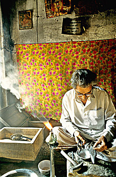金匠,古老,职业,孟加拉