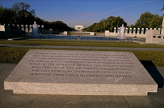 国家二战纪念碑,华盛顿,美国