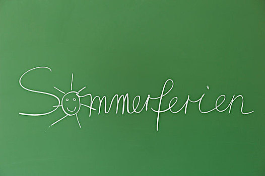 德国,暑假,书写,学校,黑板