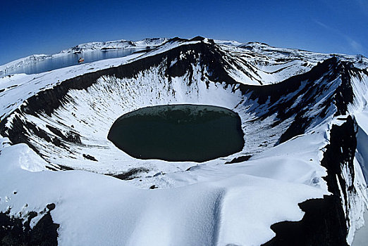 南极,欺骗岛,火山口