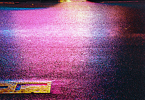 紫色,街道