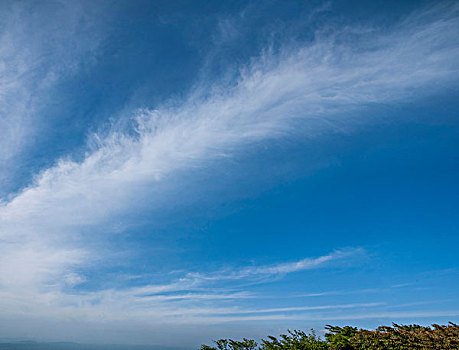 重庆涪陵区和顺镇寺院坪四眼坪风电场上的云
