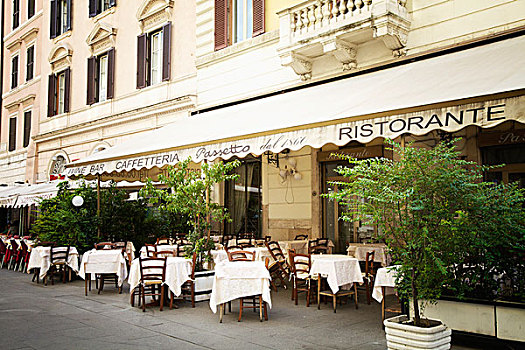 餐馆,内庭,罗马,意大利