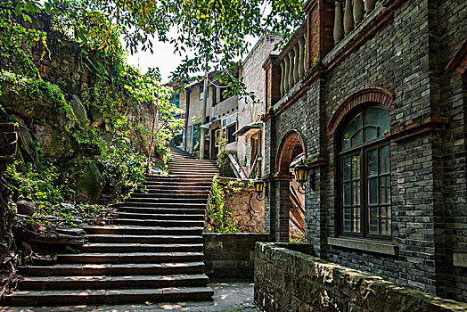 重庆南岸米市街历史文化街区-----老街道中的小巷