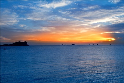 伊比萨岛,日落