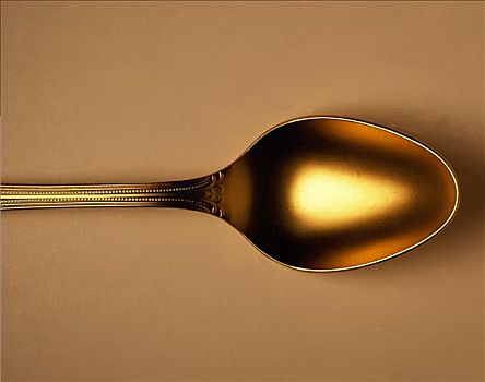 金色,勺子