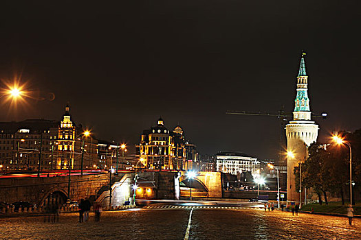 莫斯科红场夜景