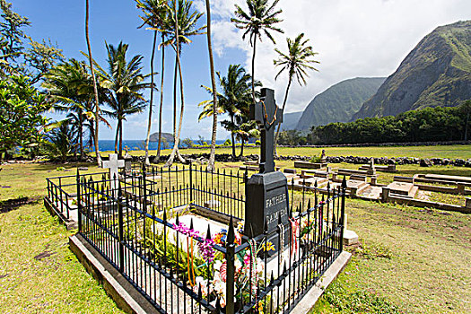 父亲,教堂,半岛,莫洛凯岛,夏威夷