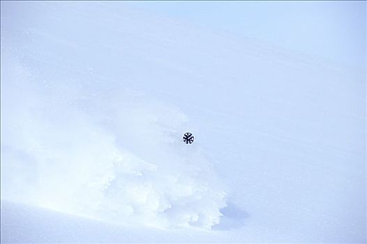 场外滑雪,粉状雪