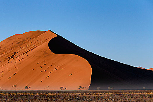 沙丘,索苏维来地区,纳米布沙漠,诺克路福国家公园,纳米比亚,非洲