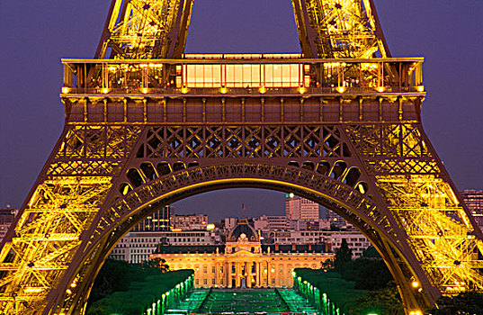 法国,巴黎,黄昏