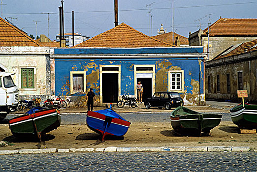 葡萄牙,渔村,船