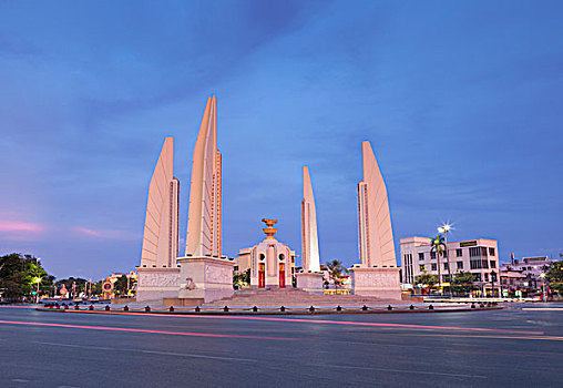 民主,纪念建筑,黎明,曼谷,泰国,亚洲