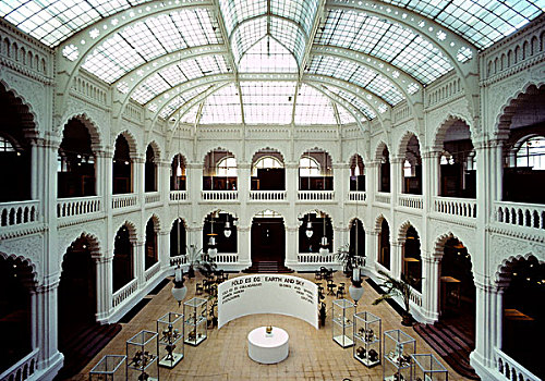 圆顶,大厅,博物馆,艺术,匈牙利,新艺术,布达佩斯,欧洲