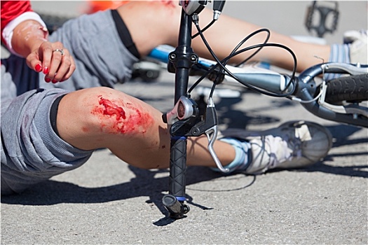 自行车,受伤