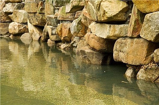 石头,水塘