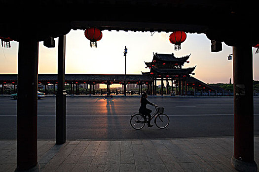 南京六合风雨廊桥