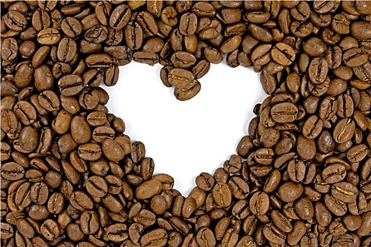 咖啡豆,心形