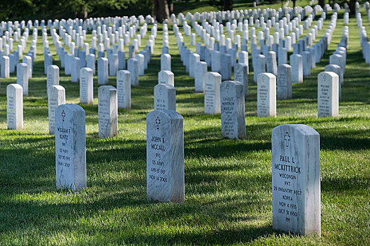 排,墓石,阿灵顿国家公墓,华盛顿特区