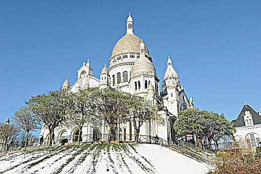 法国,巴黎,蒙马特尔,圣心教堂