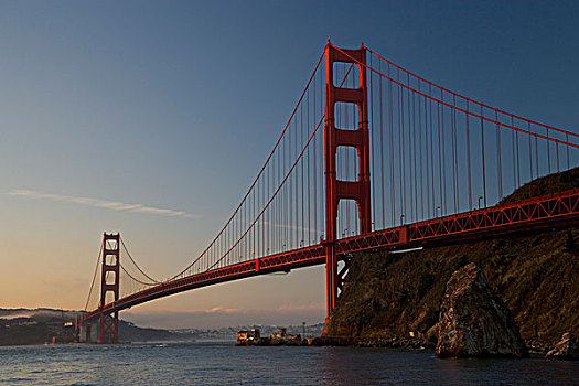 金门大桥,旧金山,加利福尼亚,马掌,小湾,普雷斯蒂欧,游艇俱乐部