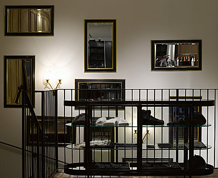 男装,展示室,伦敦,建筑,2008年,楼梯,镜子