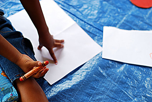 dominica,carib,territory,little,boy,drawing