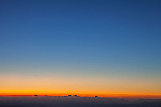 日出,上方,阿尔卑斯山,策马特峰,瓦莱州,瑞士