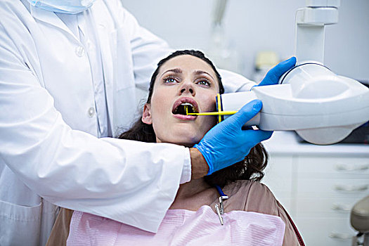 牙医,x光,病患,牙齿,牙科诊所