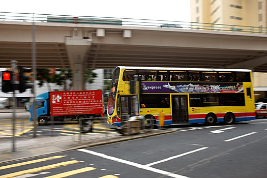 香港,车,公交车