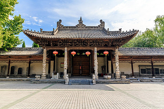 中国山西省运城市盐湖区博物馆中式门楼