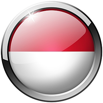 印度尼西亚,圆,金属,玻璃,扣