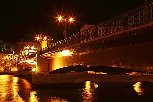 夜景,钏路,北海道