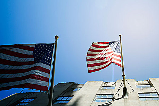 美国国旗,建筑