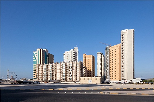 住宅,建筑,城市,科威特,中东