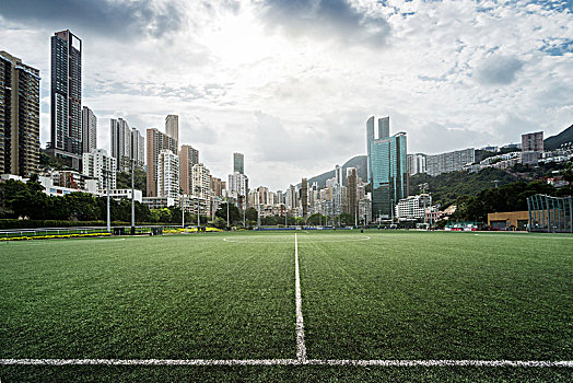 香港户外足球场