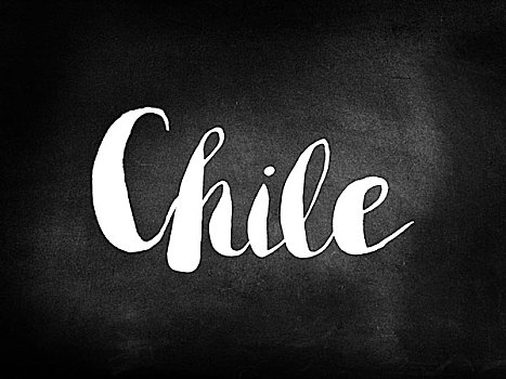 智利,书写,黑板