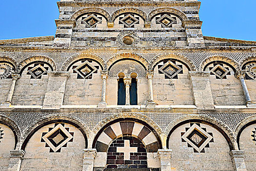 教堂,本笃会修道院,萨萨里,萨丁尼亚,意大利,欧洲