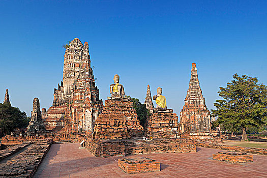 寺院,庙宇,大城府,泰国,亚洲