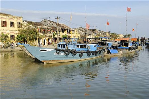 渔船,港口,惠安,世界遗产,越南,亚洲