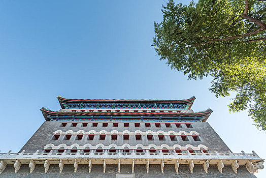 中国北京正阳门箭楼古建筑